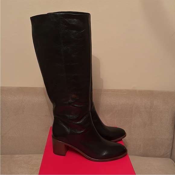 Kate Spade Tall Leather Riding Boots NWT - Picture 6 of 9